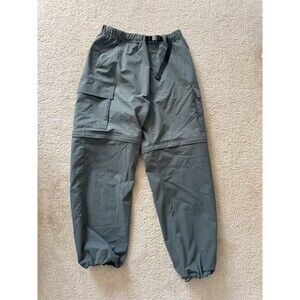 GU Mens High Preformance Hiking Pants 8 Pocket Size Medium Waist 32inch Green